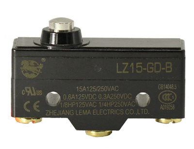 Lema LZ15-GD-B mechanical short plunger micro switch 15a 250v micro switch