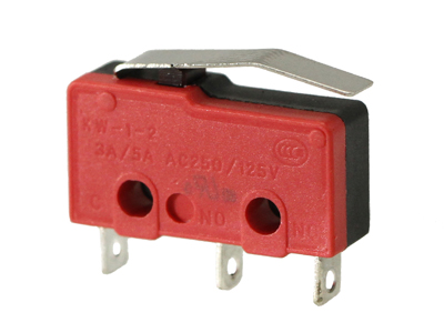 KW12-13 5A lever solder terminal micro switch miniature electrical switches